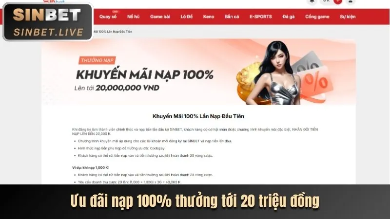 Khuyến mãi chào mừng thành viên mới 99V